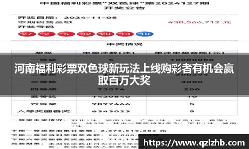 河南福利彩票双色球新玩法上线购彩者有机会赢取百万大奖